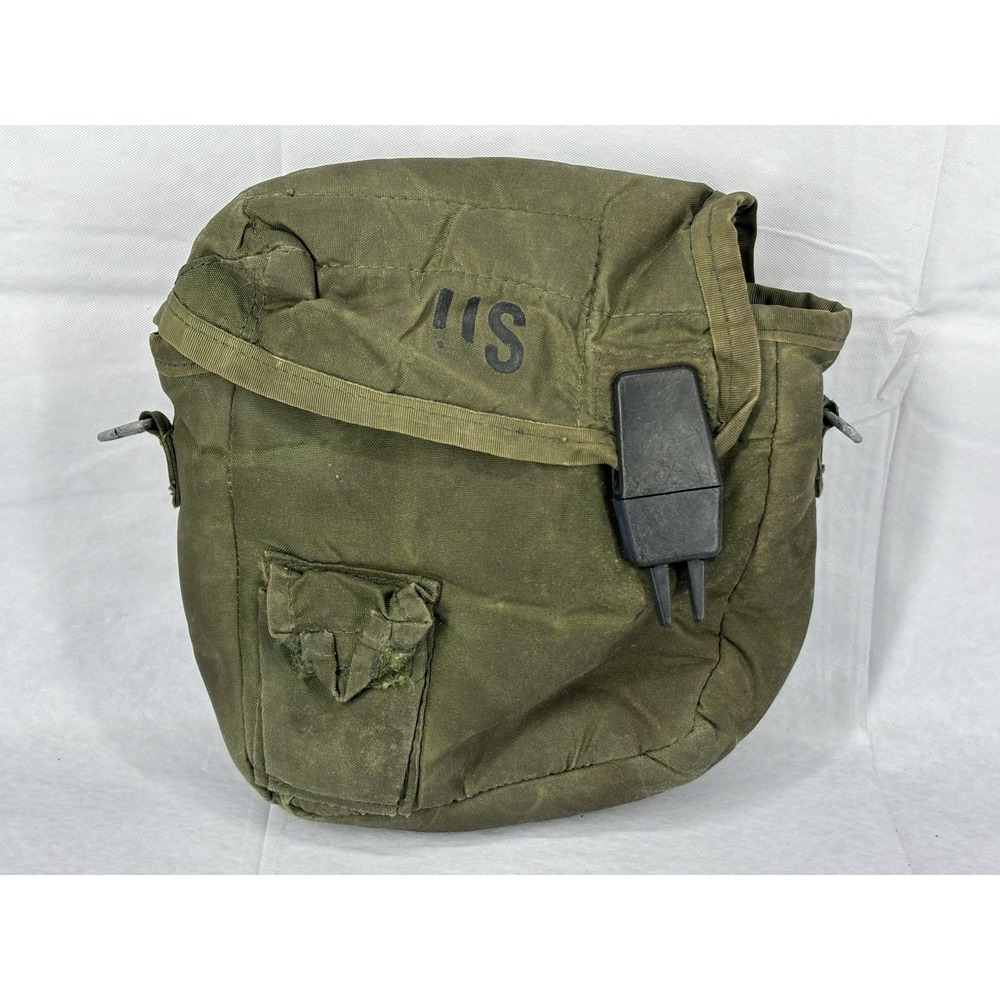 Vietnam War US 2 Qt Two Quart Water Canteen Cover Original Olive Drab USGI B